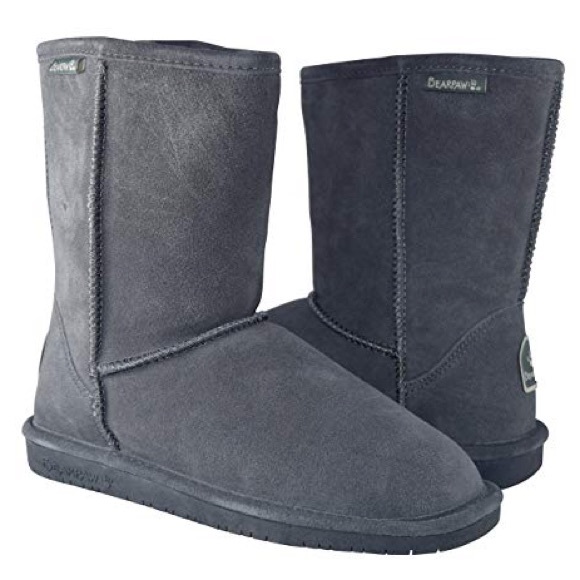 BearPaw Shoes - Bearpaw Short Emma Boot - Gray